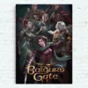 B Baldur S Gate 3 Game Poster Home Office Wall Bedroom Living Room Kitchen Decoration Painting 2 - Baldur'S Gate 3 Store