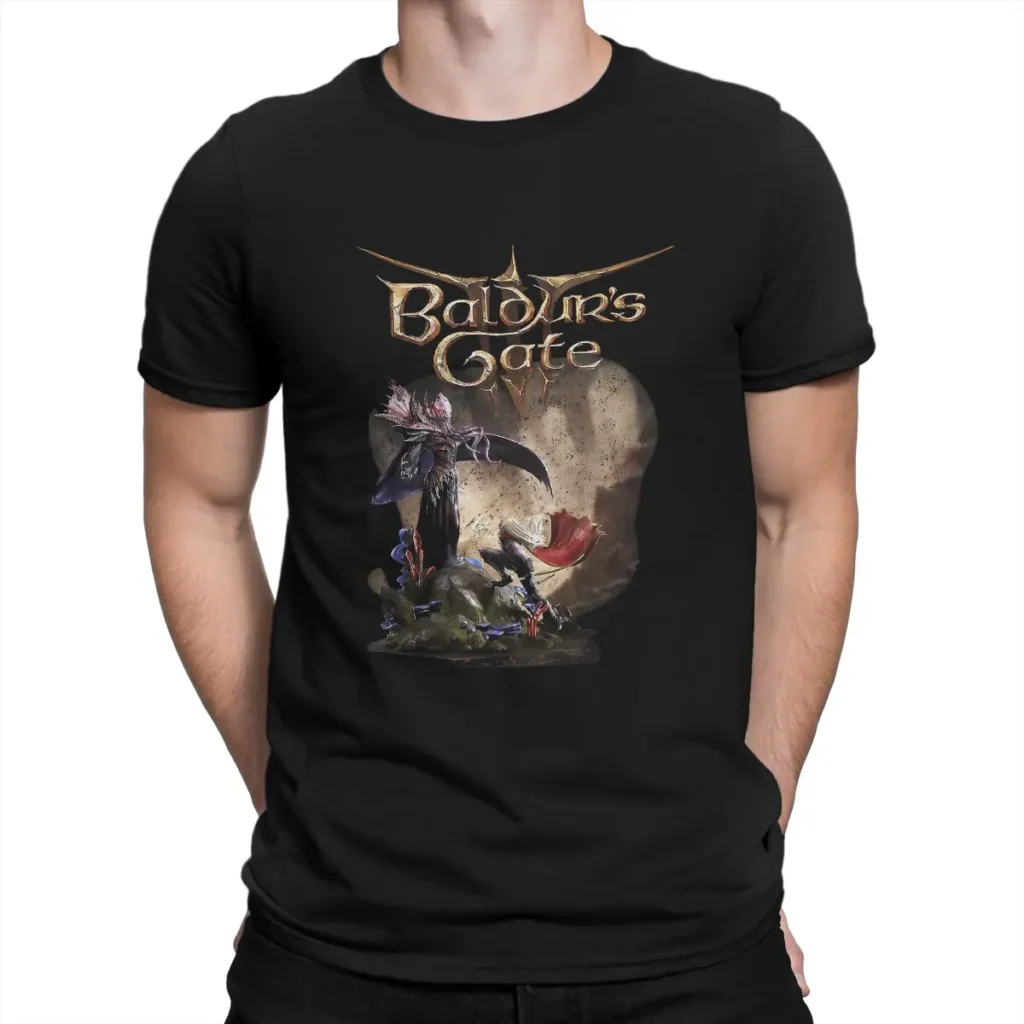 Game T Shirt for Men Cotton Leisure T Shirt Round Neck Astarion Gale Baldurs Gate 3 - Baldur'S Gate 3 Store