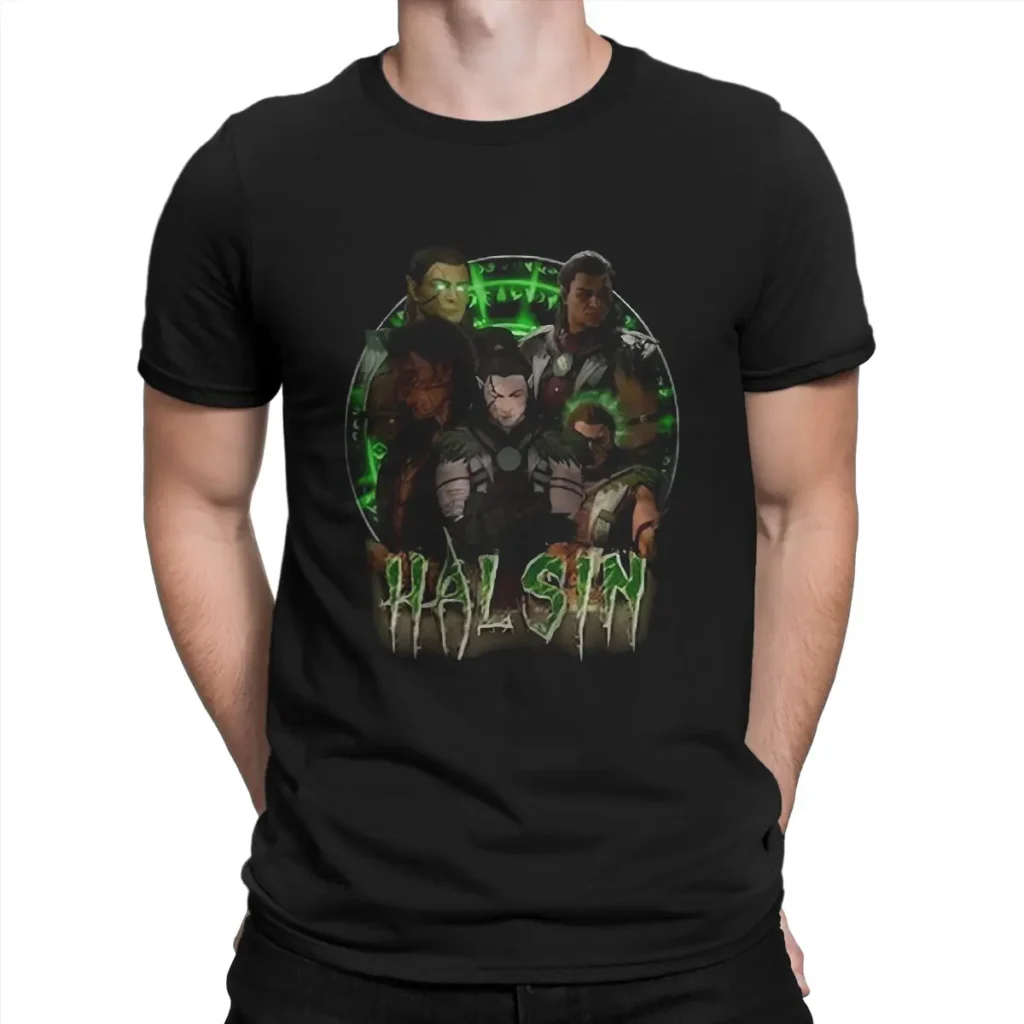 Halsin Classic T Shirts Men s 100 Cotton Fun T Shirts Crewneck Astarion Gale Baldurs Gate - Baldur'S Gate 3 Store