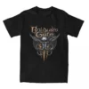 Men Women Baldurs Gate 3 Video Game T Shirts Merchandise Cotton Tops Fashion Short Sleeve ONeck 2 - Baldur'S Gate 3 Store