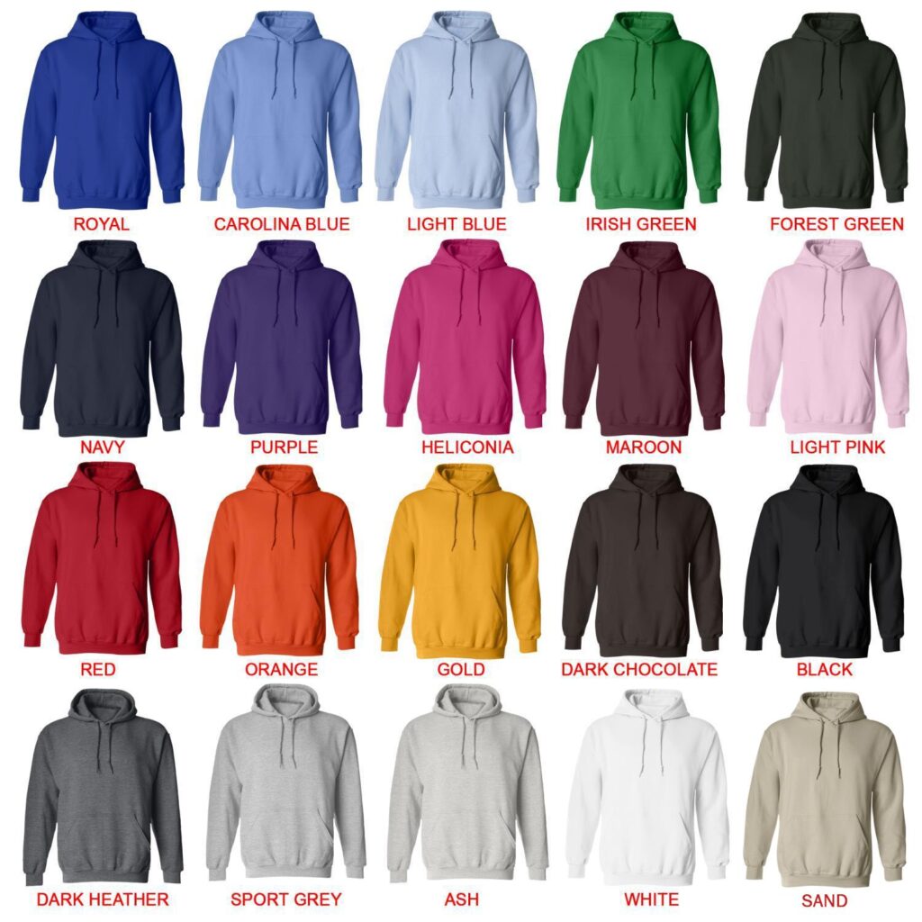 hoodie color chart 1 - Baldur'S Gate 3 Store